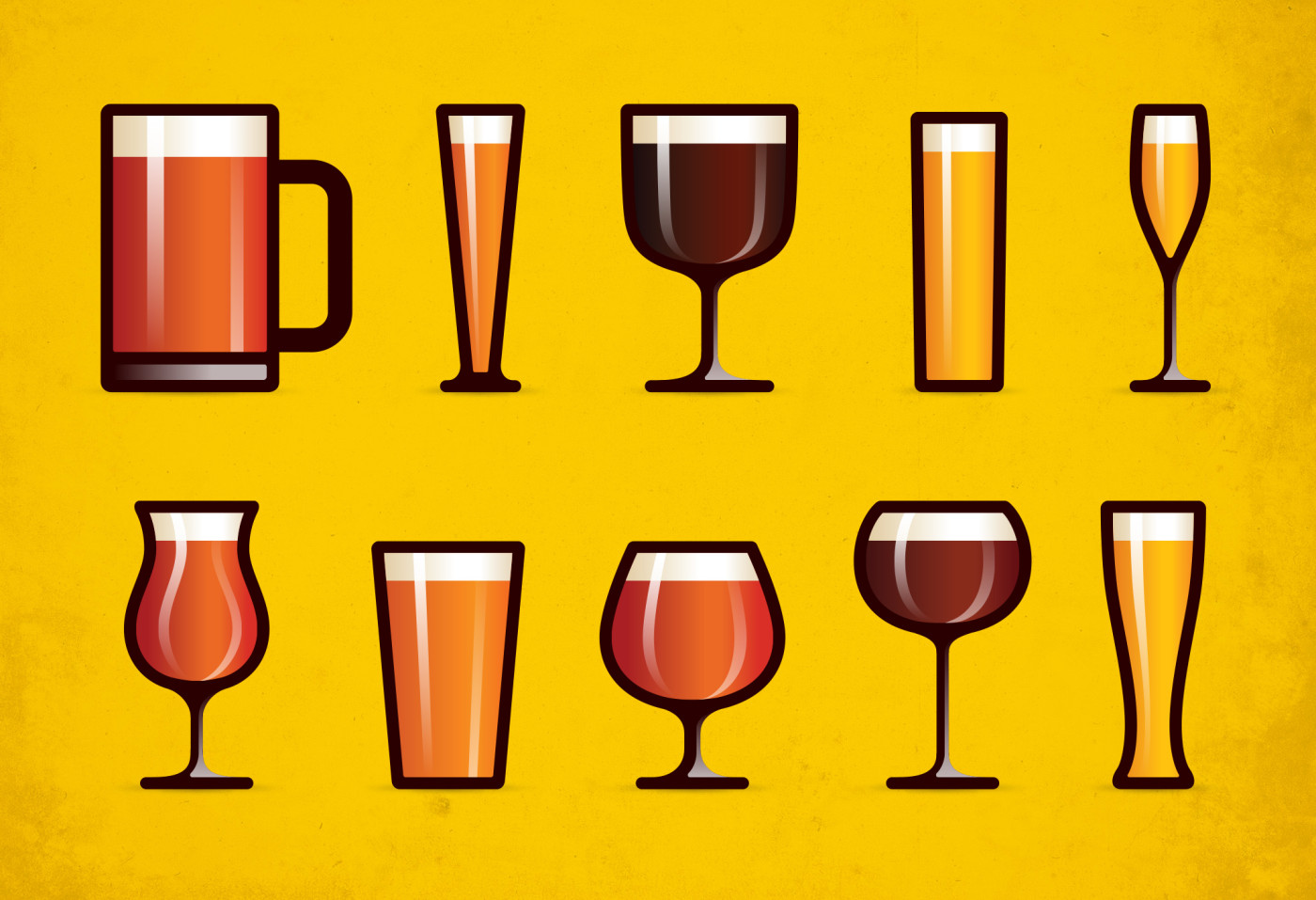 Beer-Glass-Icons