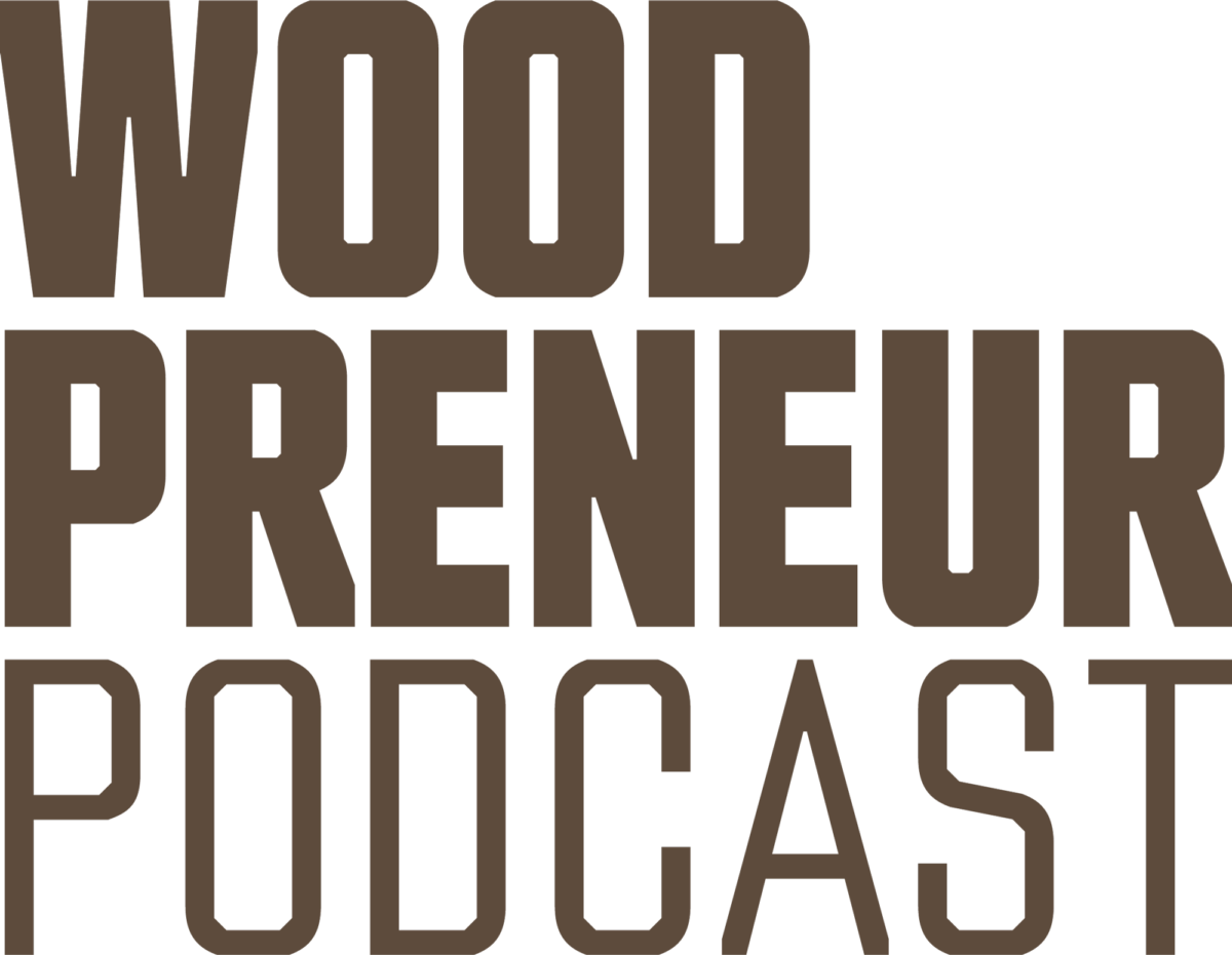 woodpreneur podcast logo brown